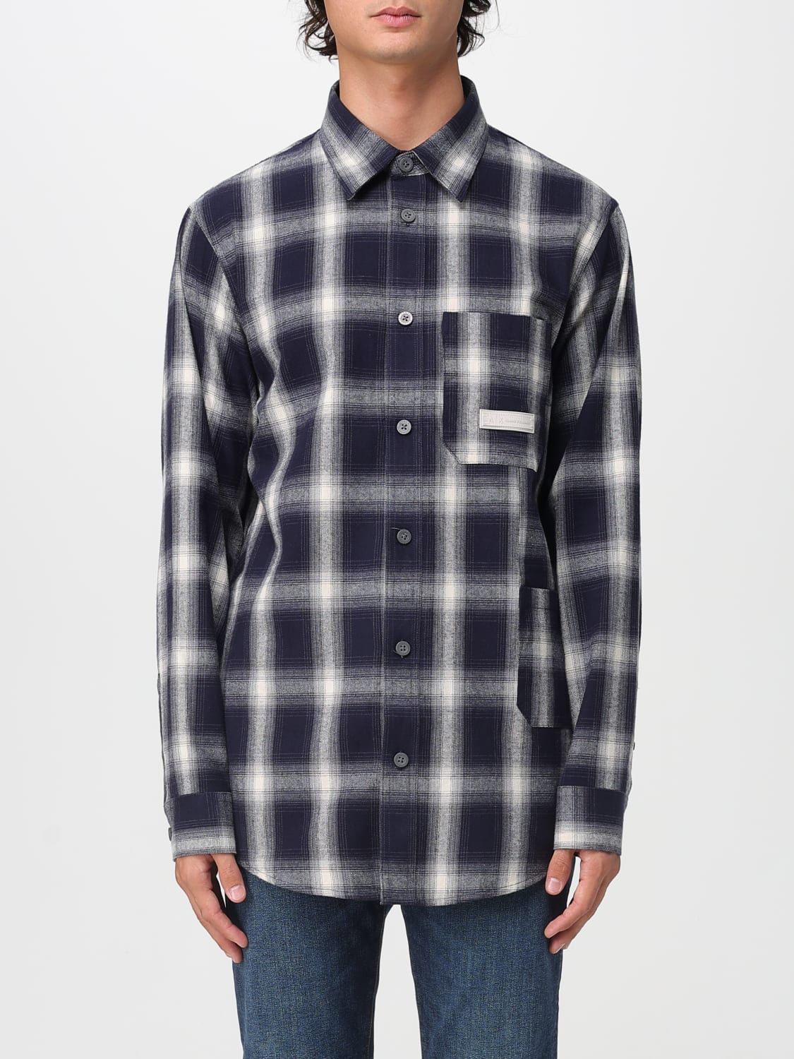 ARMANI EXCHANGE SHIRT: Shirt men Armani Exchange, Navy - Img 1