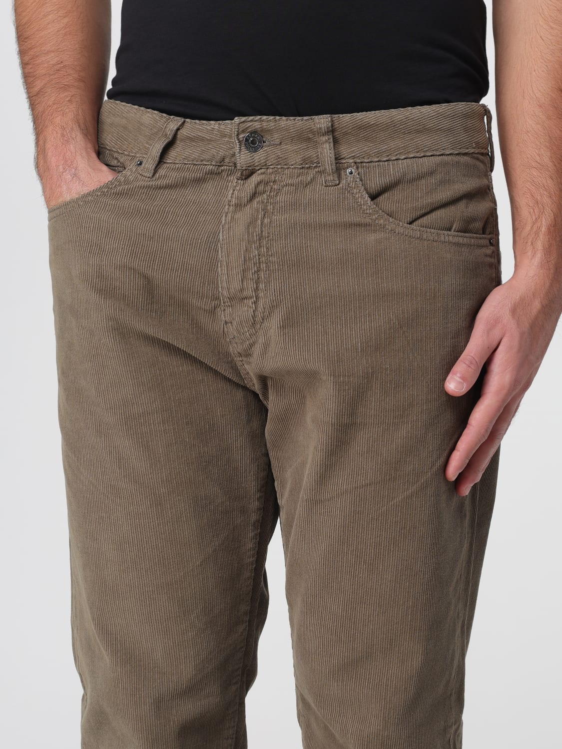 ARMANI EXCHANGE 裤子: 裤子 男士 Armani Exchange, 绿色 - Img 3