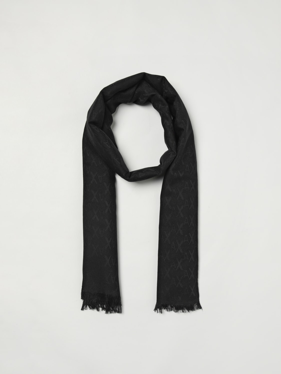 ARMANI EXCHANGE SCARF: Scarf men Armani Exchange, Black - Img 2