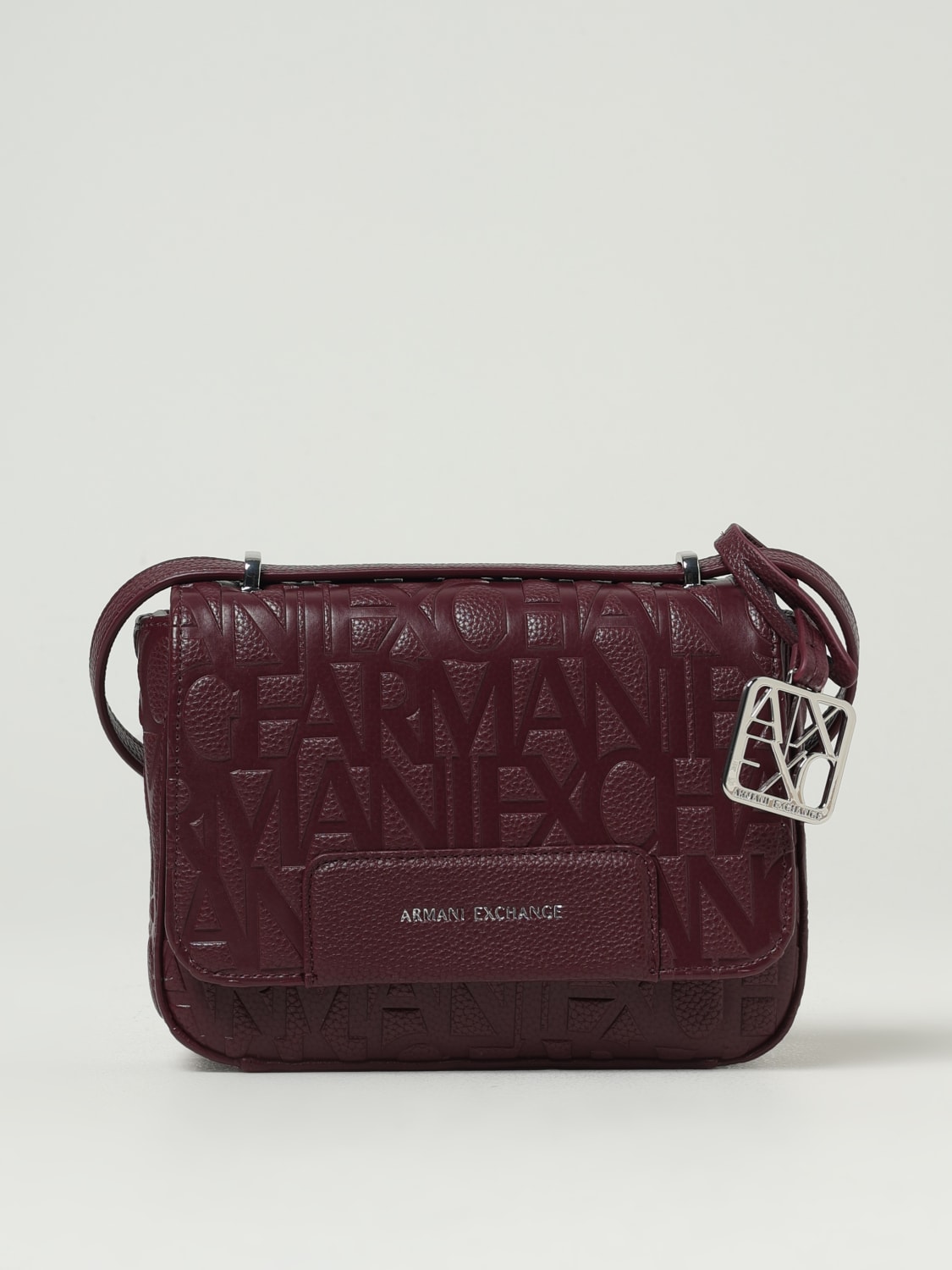 ARMANI EXCHANGE CROSSBODY BAG: Shoulder bag woman Armani Exchange, Burgundy - Img 1