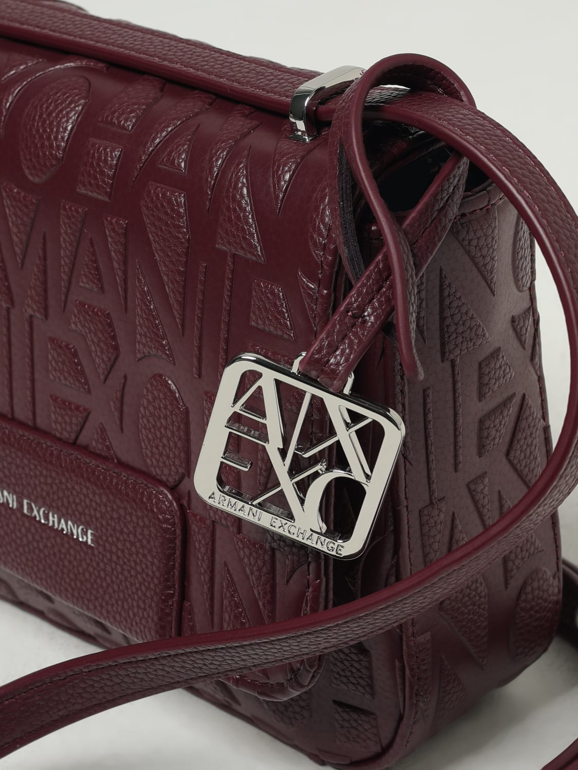 ARMANI EXCHANGE CROSSBODY BAG: Shoulder bag woman Armani Exchange, Burgundy - Img 3