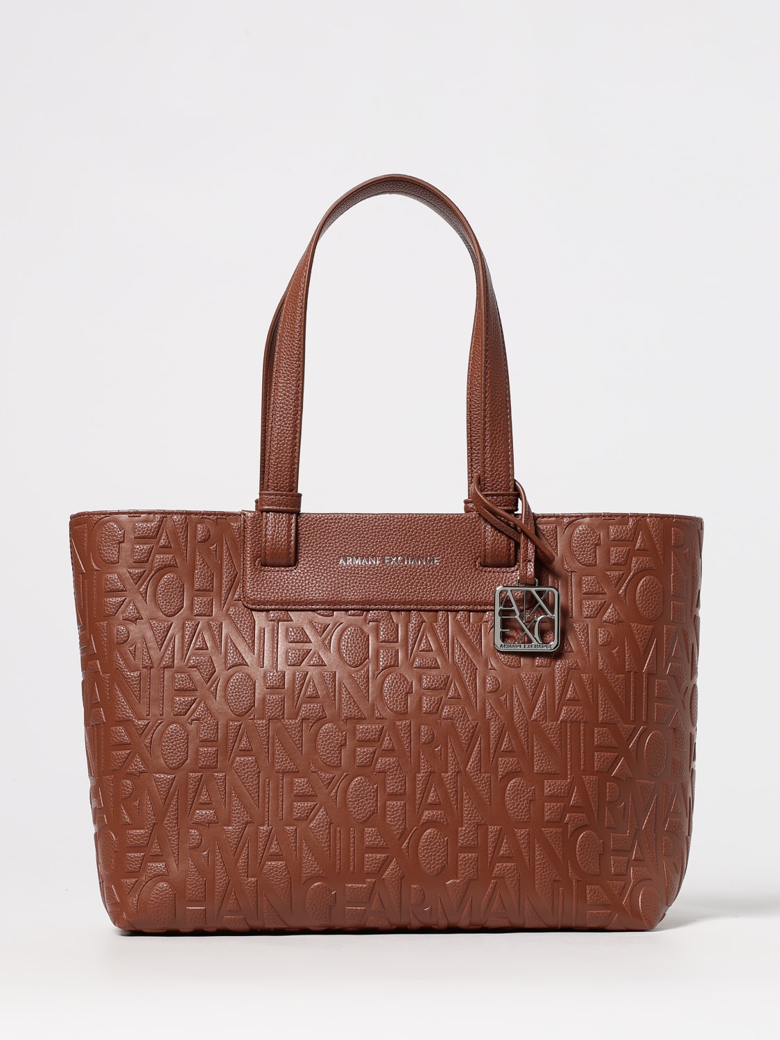 ARMANI EXCHANGE TOTE BAG: Shoulder bag woman Armani Exchange, Leather - Img 1