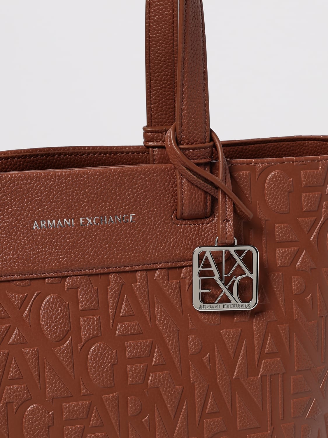 ARMANI EXCHANGE TOTE BAG: Shoulder bag woman Armani Exchange, Leather - Img 3