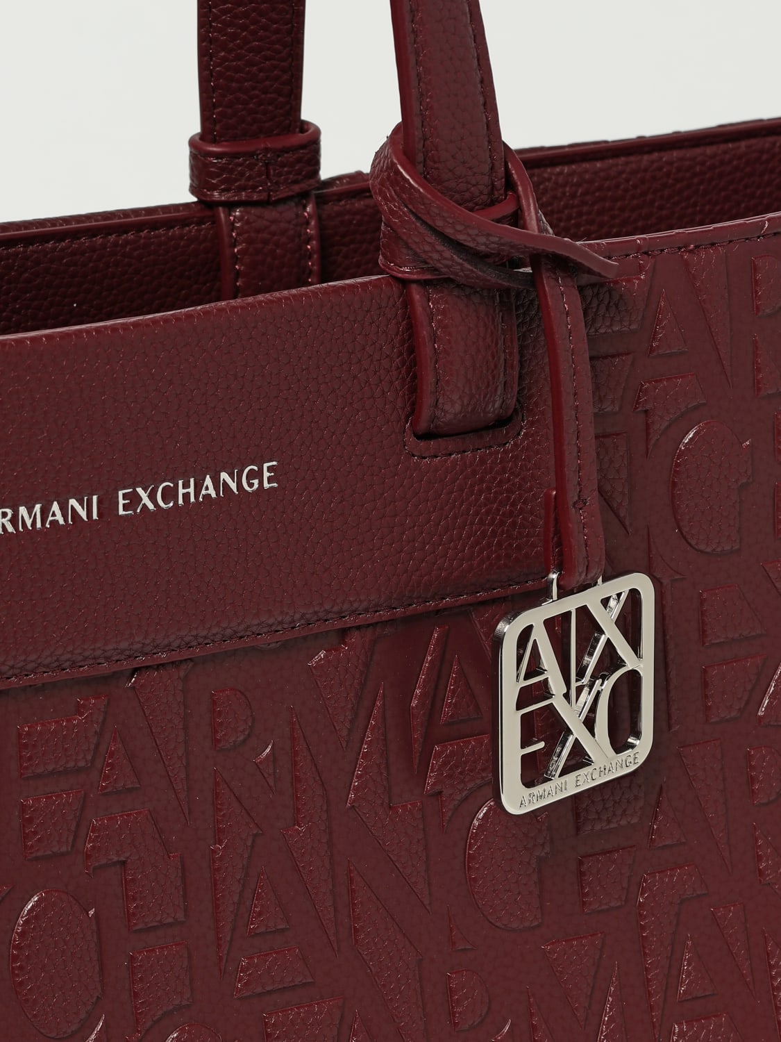 ARMANI EXCHANGE TOTE BAG: Shoulder bag woman Armani Exchange, Burgundy - Img 3