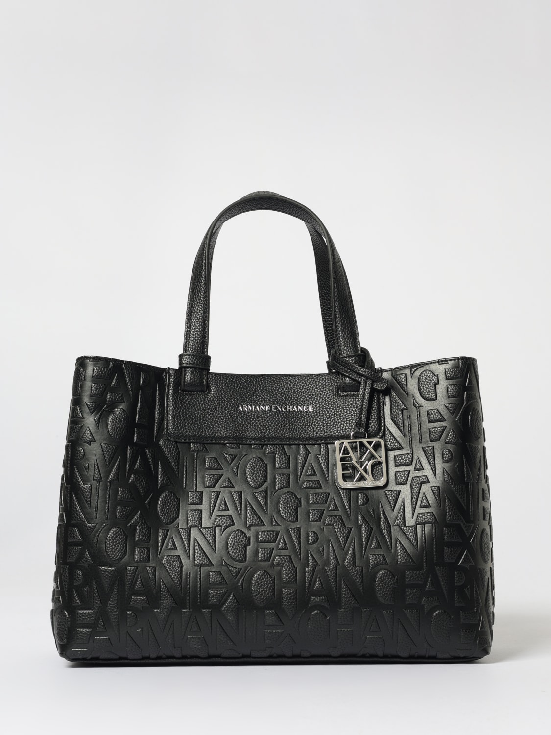 ARMANI EXCHANGE SAC CABAS: Sac porté épaule femme Armani Exchange, Noir - Img 1