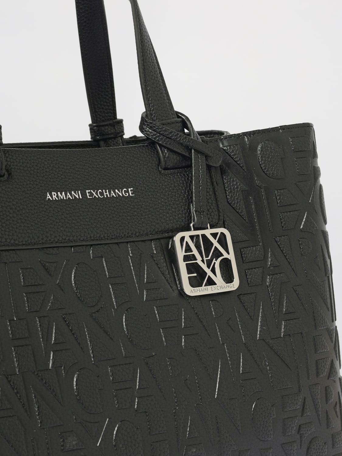 ARMANI EXCHANGE SAC CABAS: Sac porté épaule femme Armani Exchange, Noir - Img 3