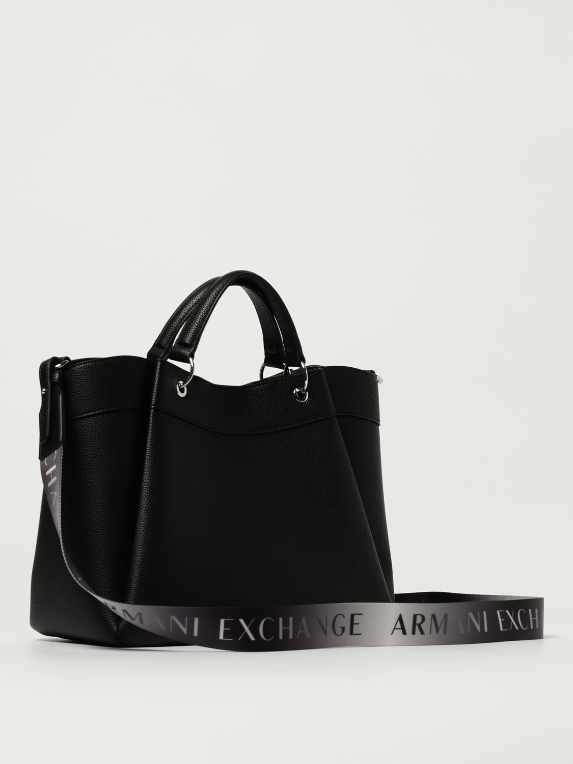 ARMANI EXCHANGE TOTE BAG: Shoulder bag woman Armani Exchange, Black - Img 2