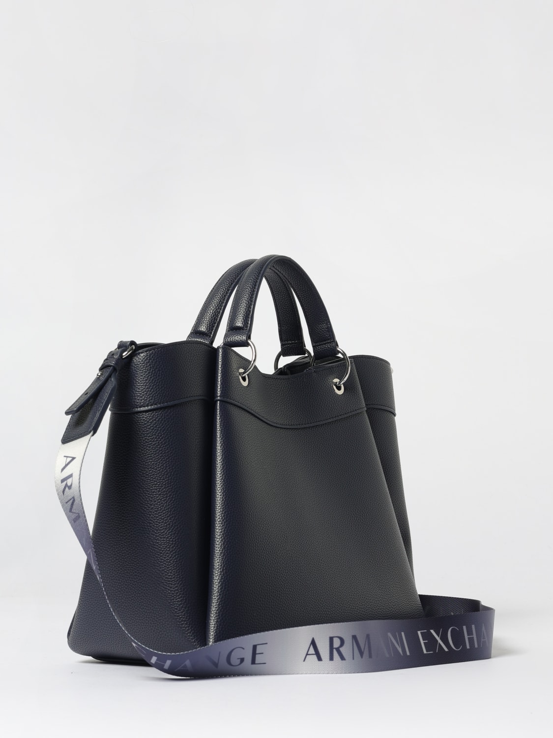 ARMANI EXCHANGE TOTE BAG: Shoulder bag woman Armani Exchange, Blue - Img 2