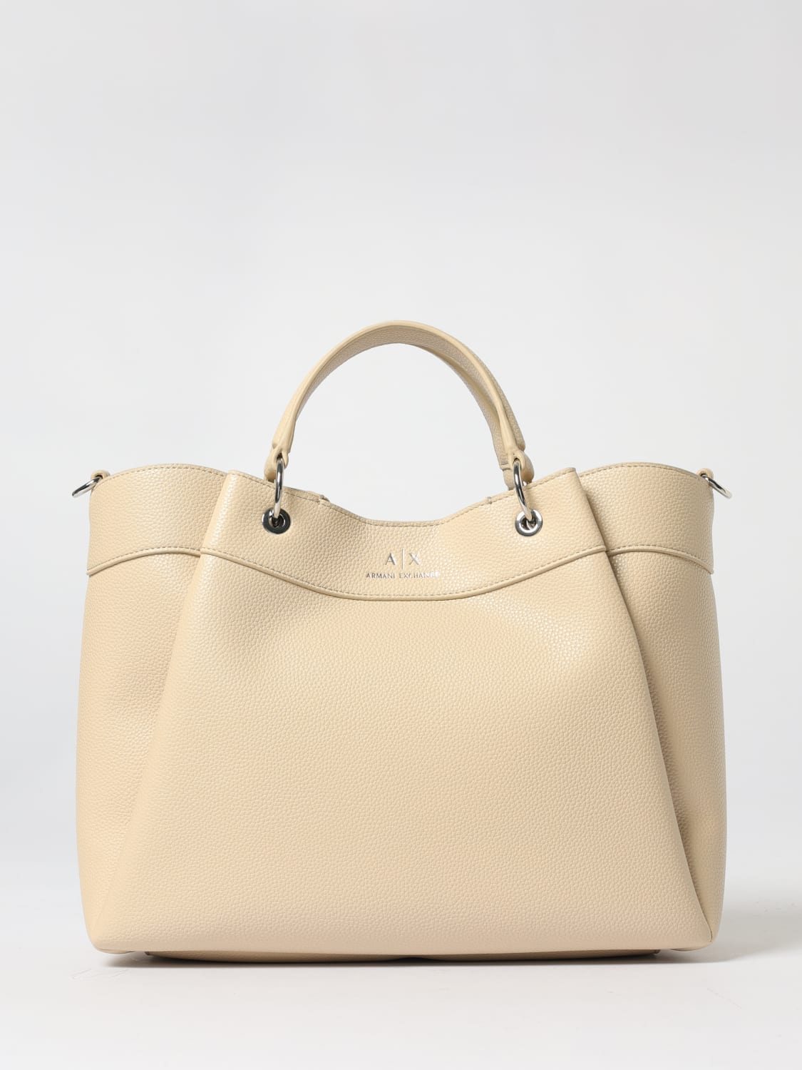 ARMANI EXCHANGE TRAGETASCHE: Schultertasche damen Armani Exchange, Yellow Cream - Img 1