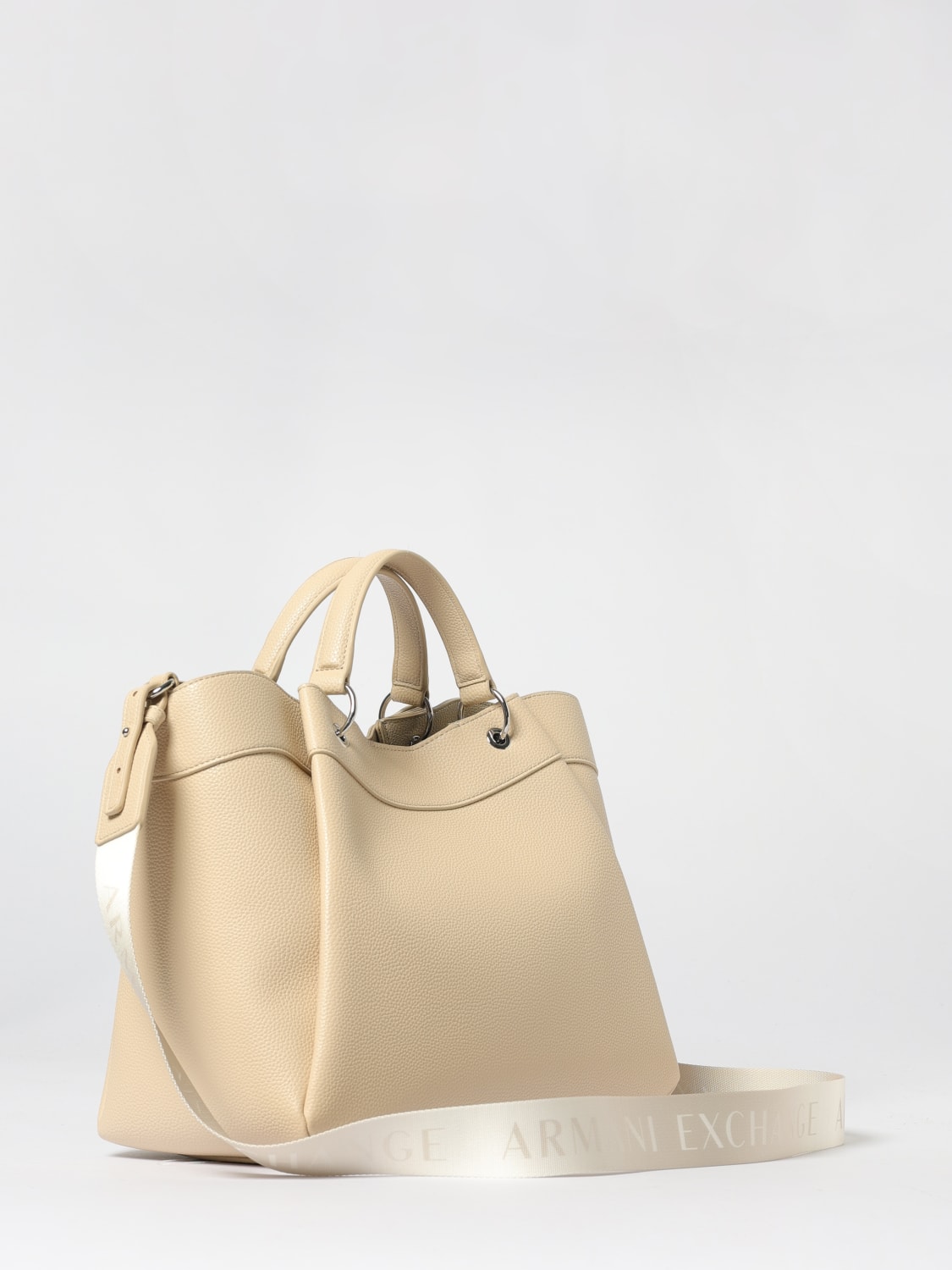 ARMANI EXCHANGE TRAGETASCHE: Schultertasche damen Armani Exchange, Yellow Cream - Img 2