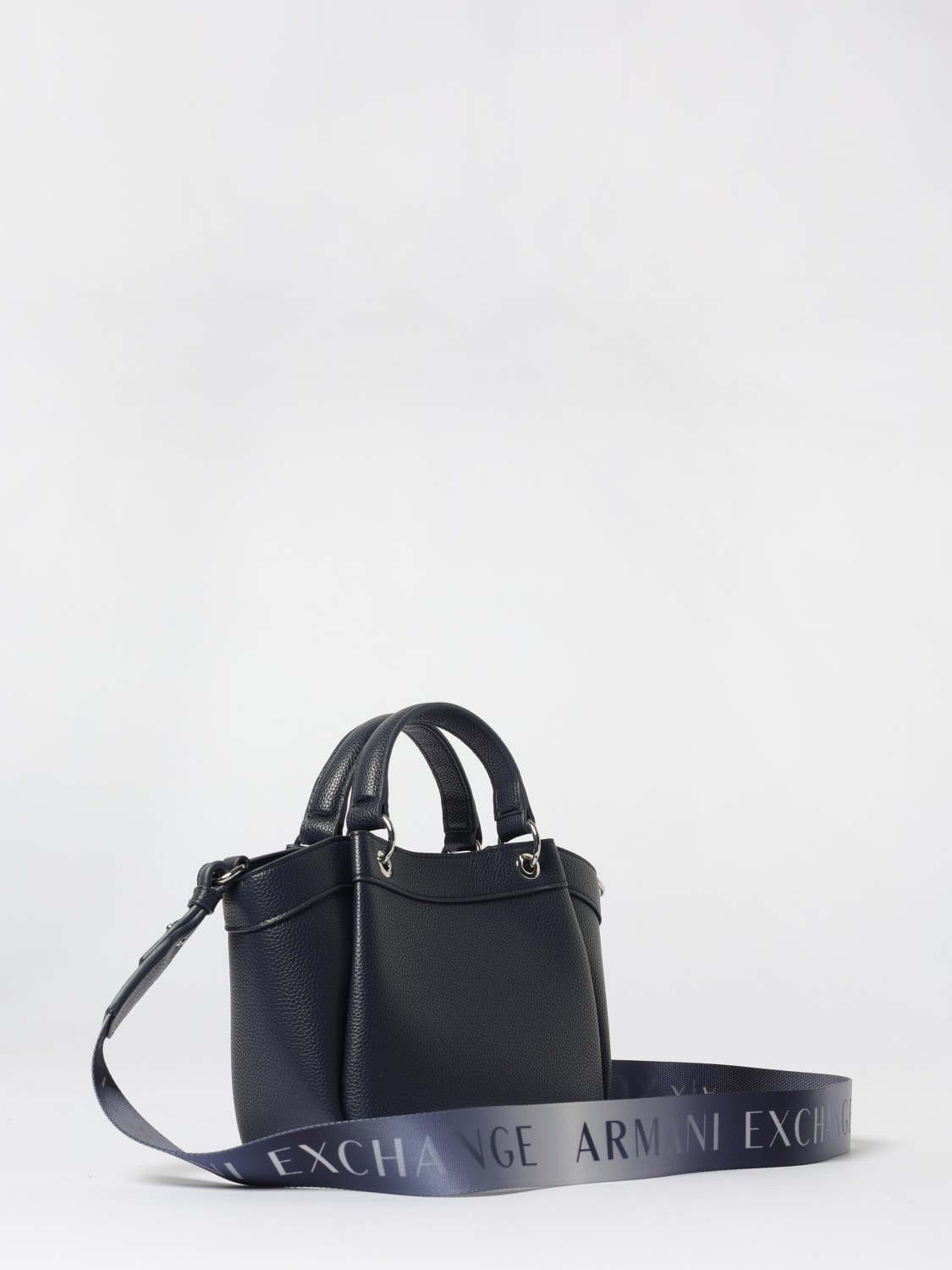 ARMANI EXCHANGE HANDTASCHE: Schultertasche damen Armani Exchange, Blau - Img 2