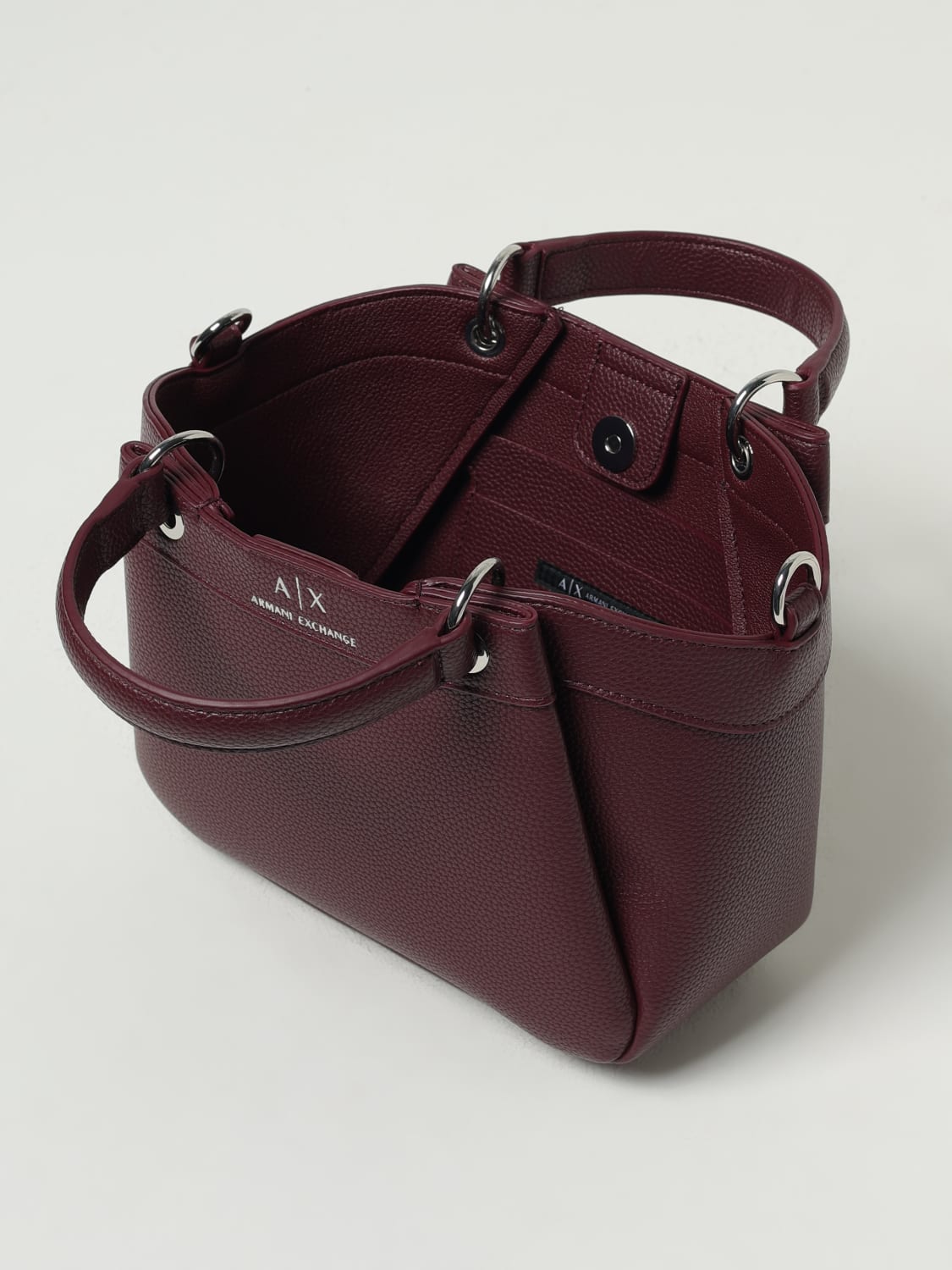 ARMANI EXCHANGE HANDBAG: Shoulder bag woman Armani Exchange, Burgundy - Img 3