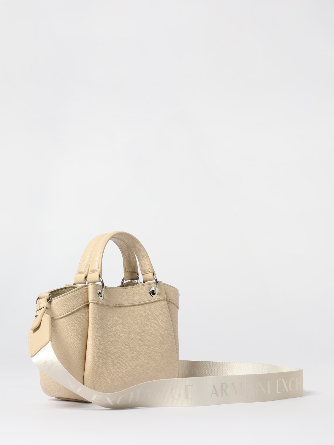 ARMANI EXCHANGE HANDTASCHE: Schultertasche damen Armani Exchange, Yellow Cream - Img 2