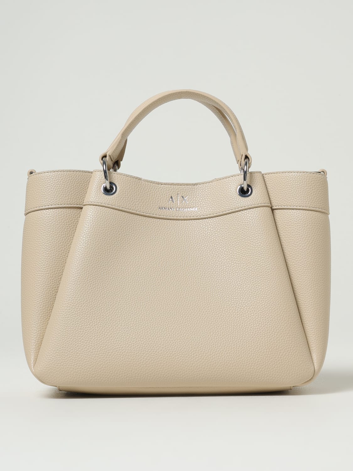 ARMANI EXCHANGE SAC À MAIN: Sac porté épaule femme Armani Exchange, Jaune Crème - Img 1