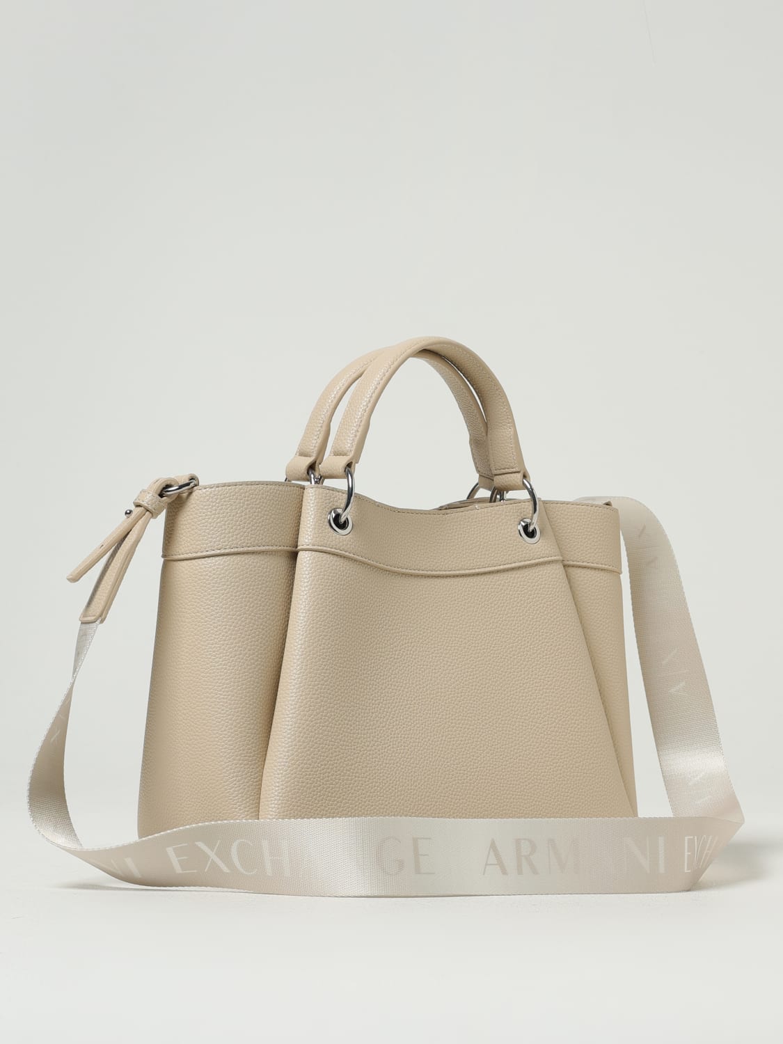 ARMANI EXCHANGE SAC À MAIN: Sac porté épaule femme Armani Exchange, Jaune Crème - Img 2