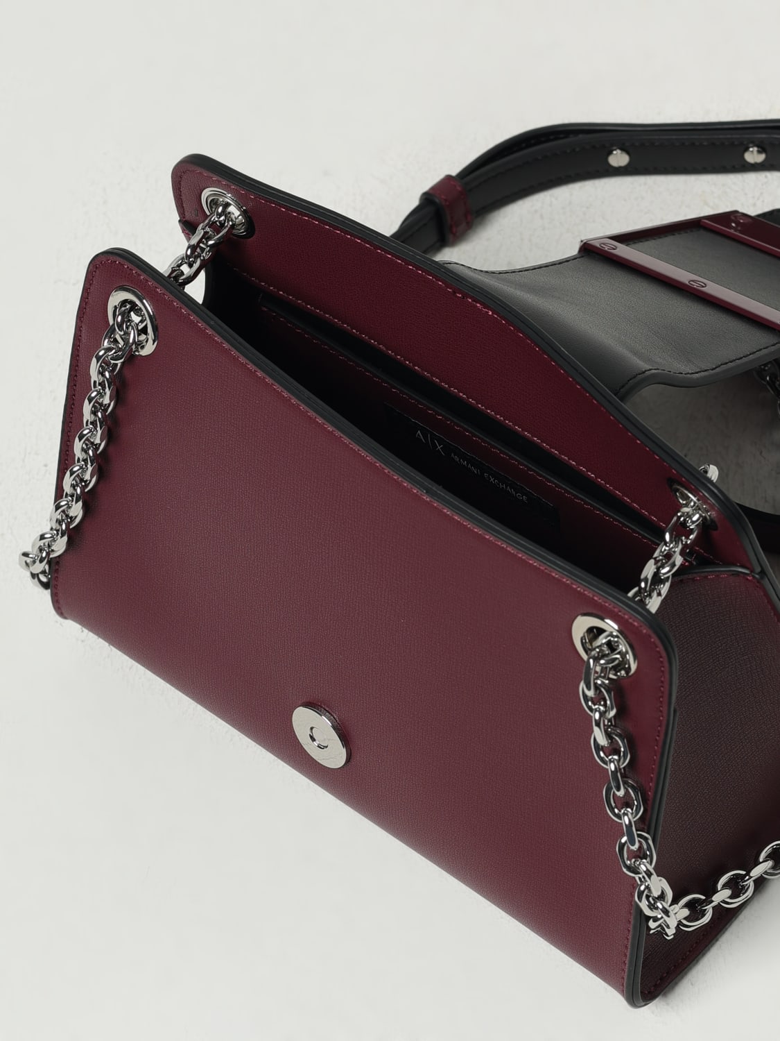 ARMANI EXCHANGE MINI BAG: Shoulder bag woman Armani Exchange, Burgundy - Img 3