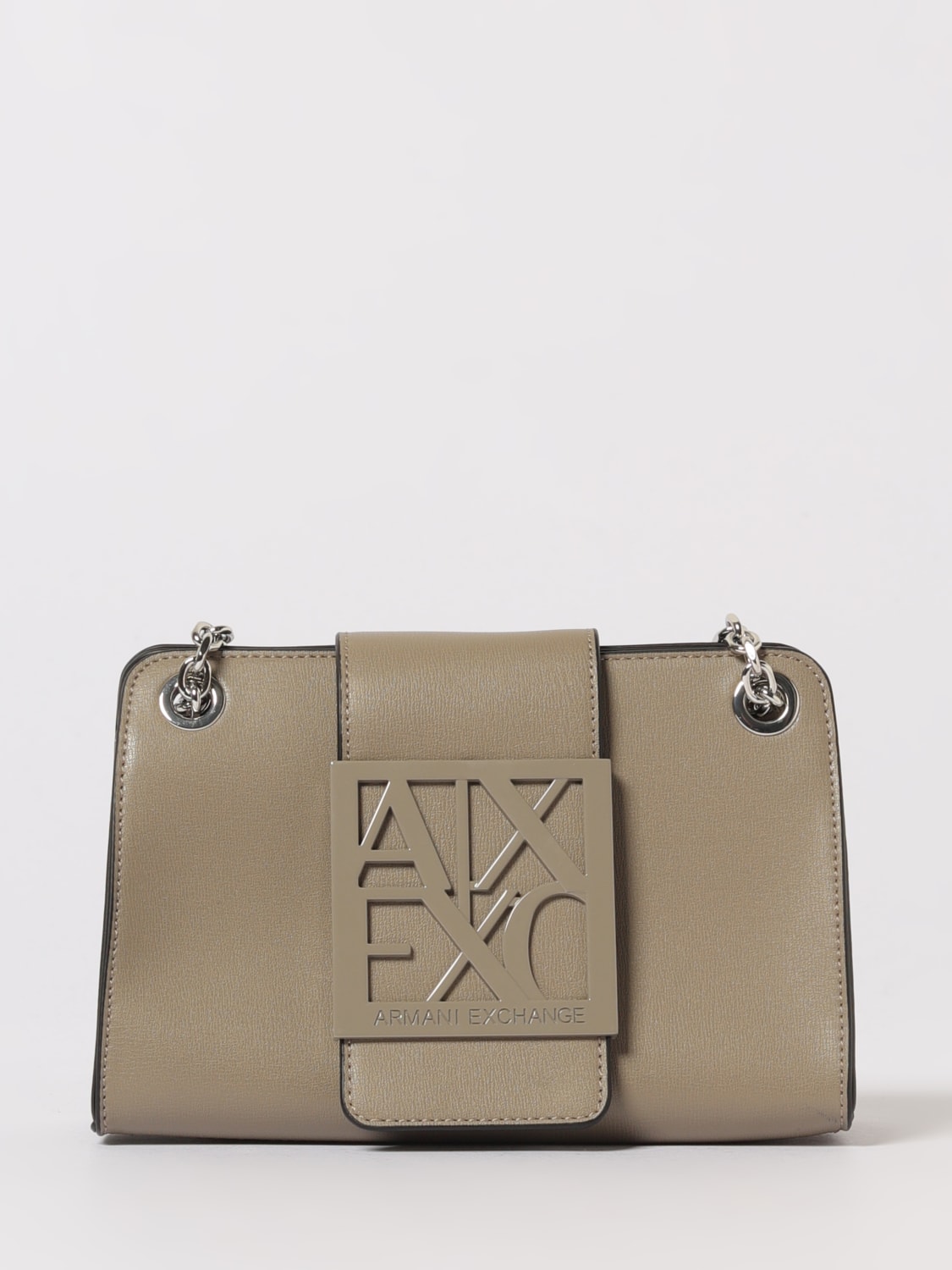 ARMANI EXCHANGE MINI BAG: Shoulder bag woman Armani Exchange, Dove Grey - Img 1