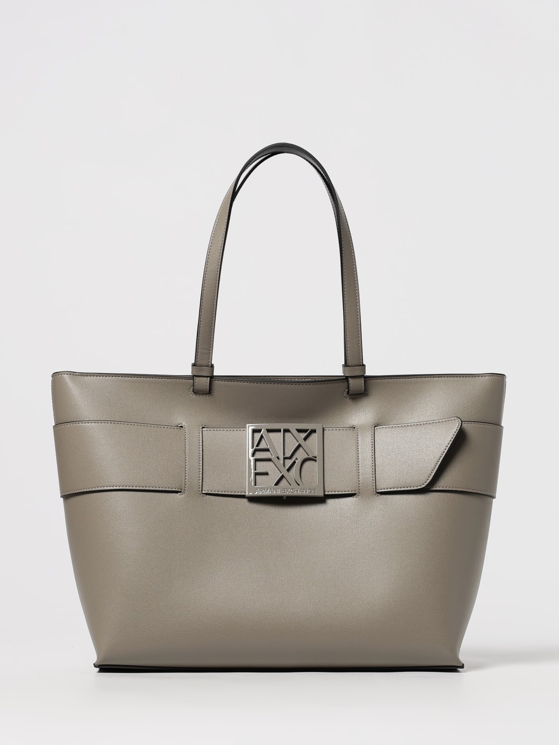 ARMANI EXCHANGE SAC CABAS: Sac porté épaule femme Armani Exchange, Taupe - Img 1