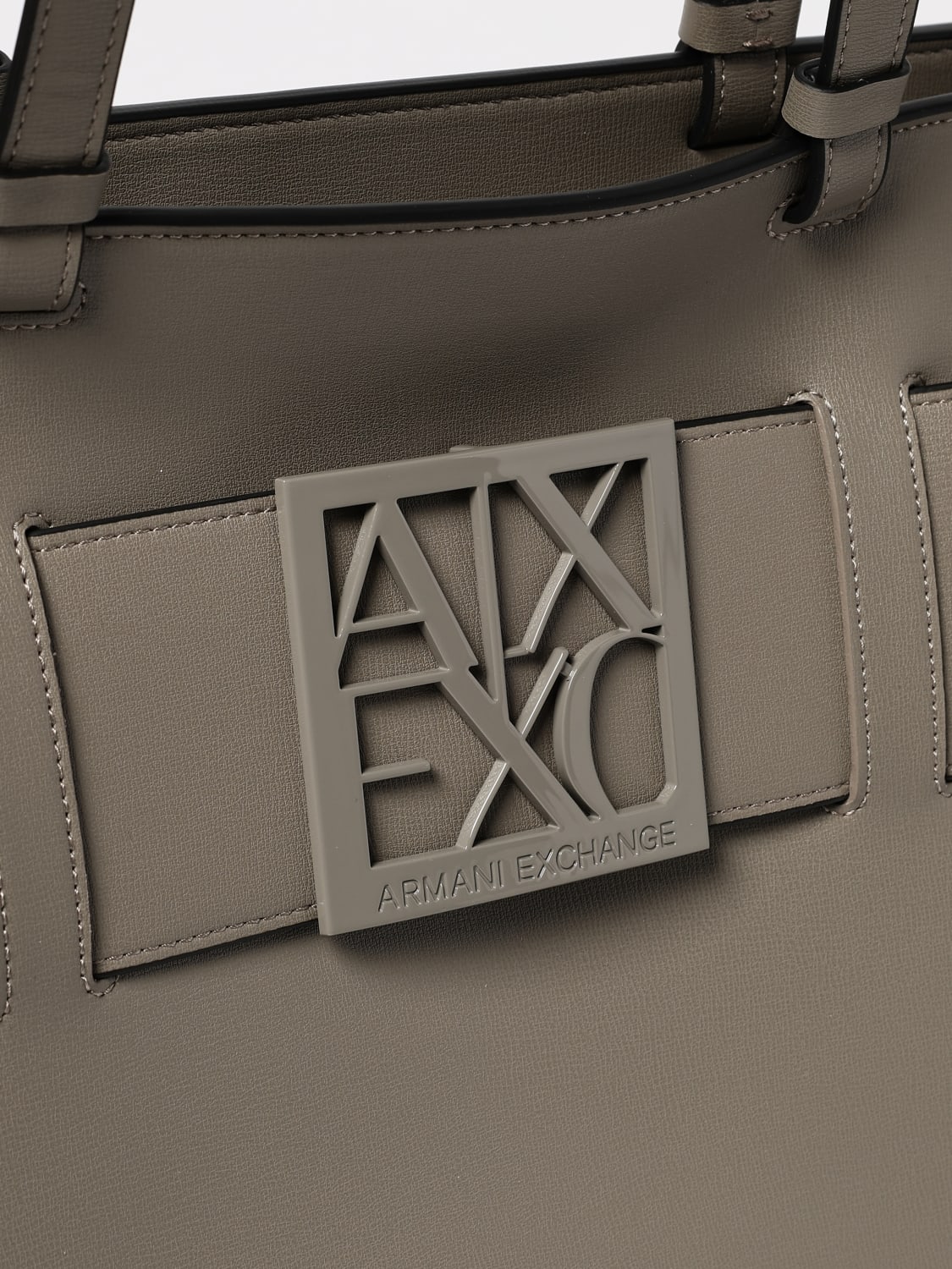 ARMANI EXCHANGE SAC CABAS: Sac porté épaule femme Armani Exchange, Taupe - Img 3