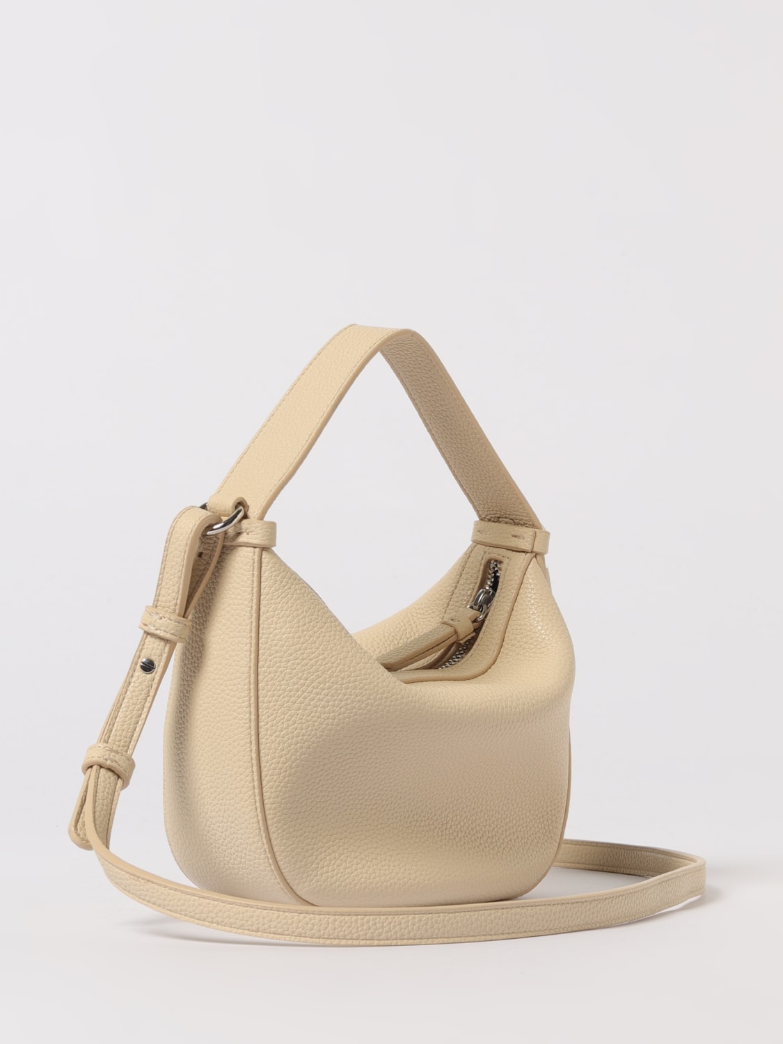 ARMANI EXCHANGE BORSA A MANO: Borsa Hobo in pelle sintetica a grana Armani Exchange, Panna - Img 2