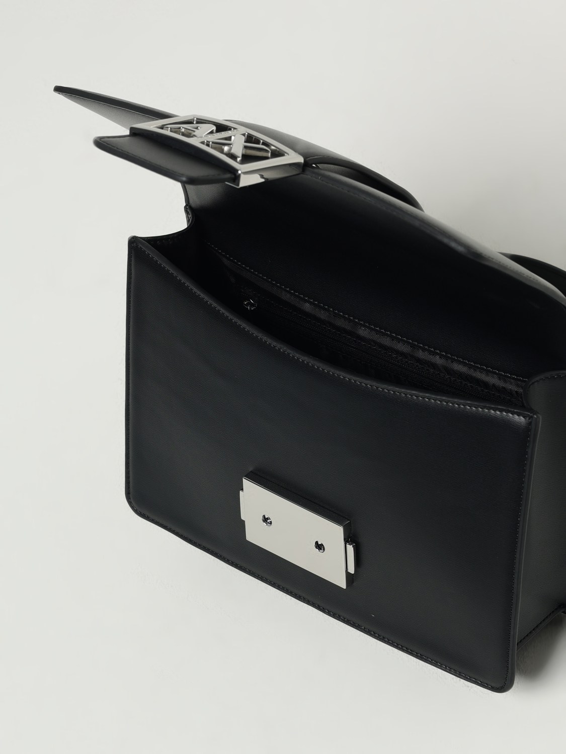 ARMANI EXCHANGE UMHÄNGETASCHE: Schultertasche damen Armani Exchange, Schwarz - Img 3