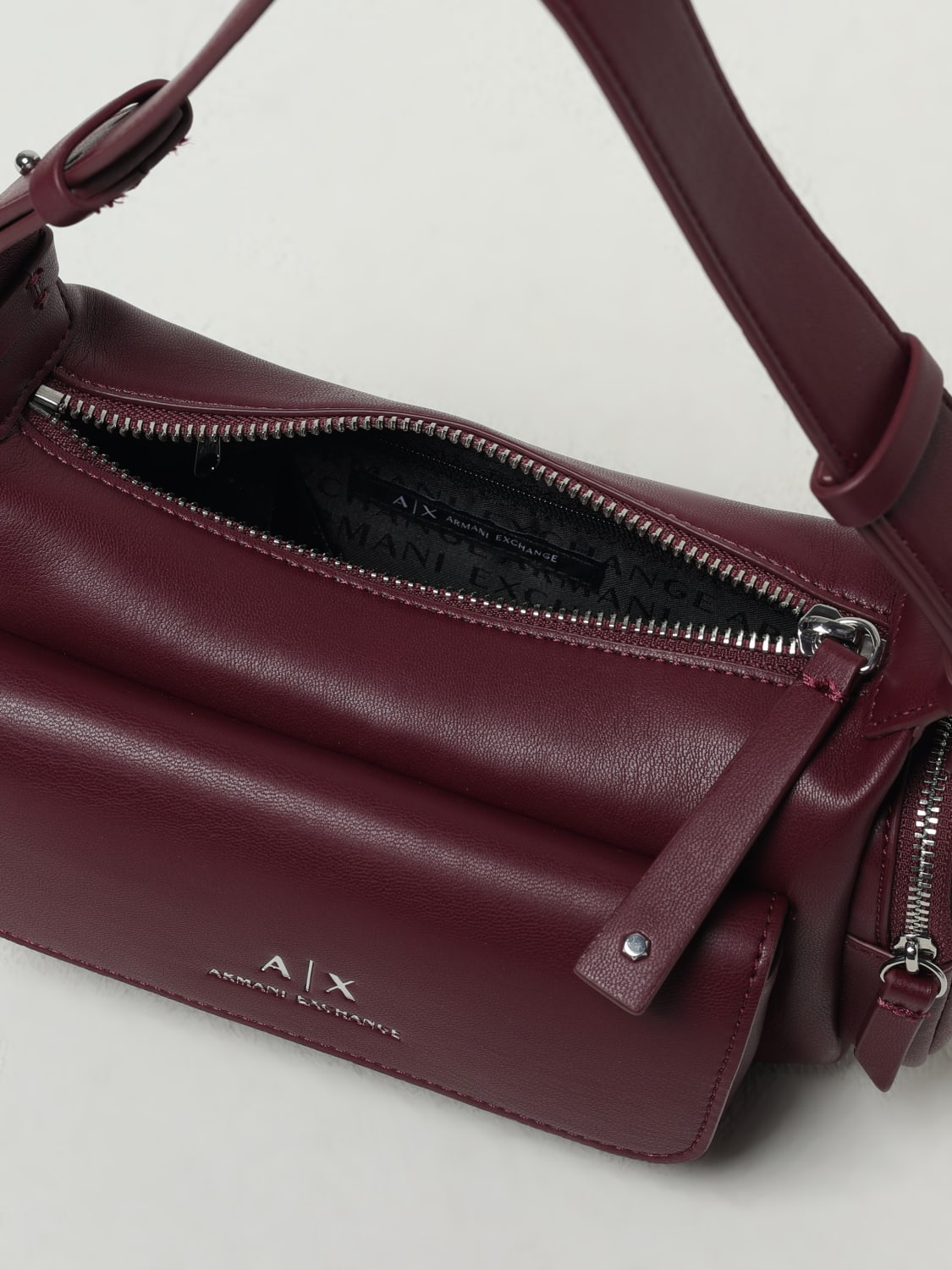 ARMANI EXCHANGE SAC PORTÉ ÉPAULE: Sac porté épaule femme Armani Exchange, Bordeaux - Img 3