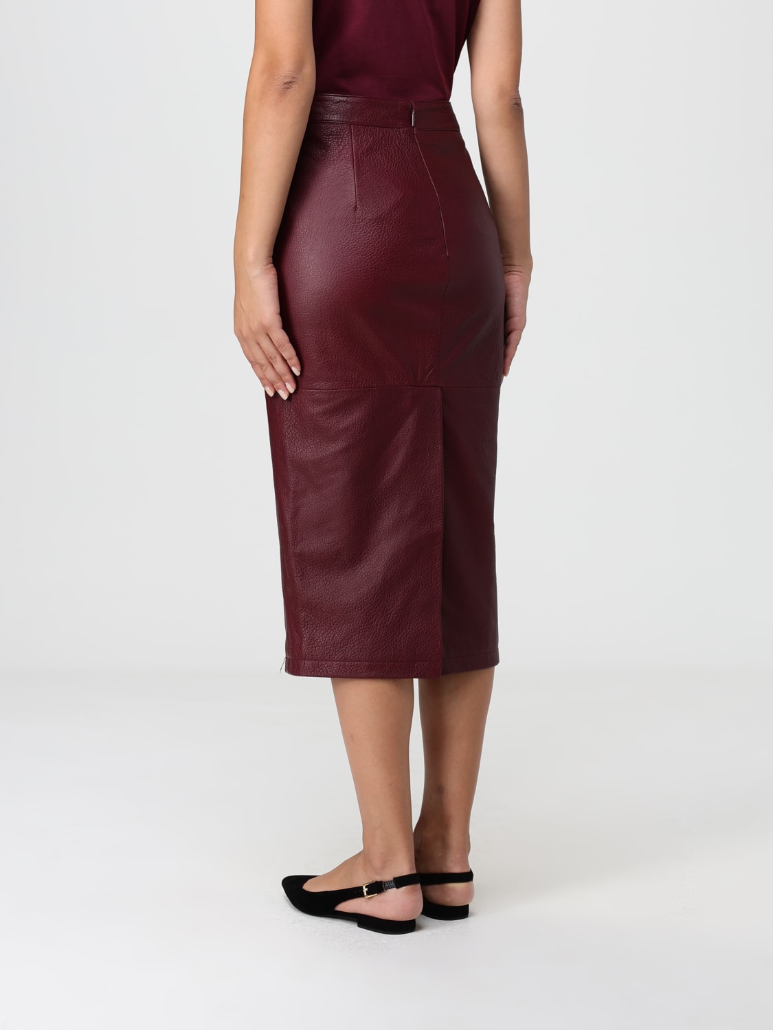 ARMANI EXCHANGE ROCK: Rock damen Armani Exchange, Burgunderrot - Img 3