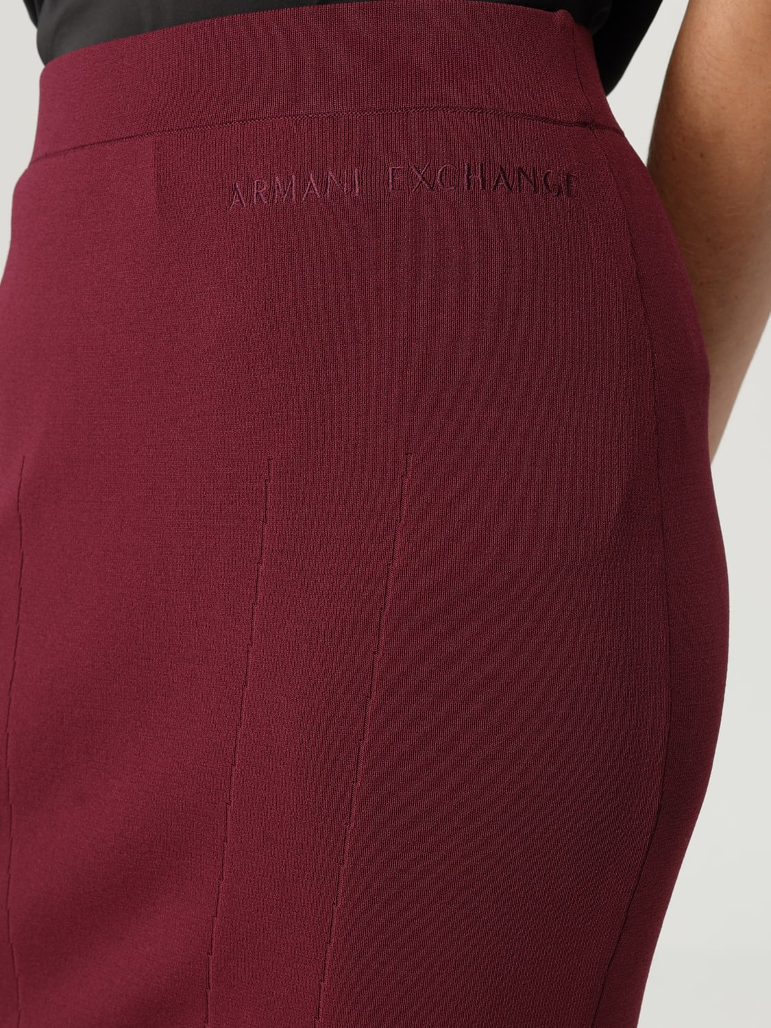 ARMANI EXCHANGE FALDA: Falda mujer Armani Exchange, Granate - Img 3