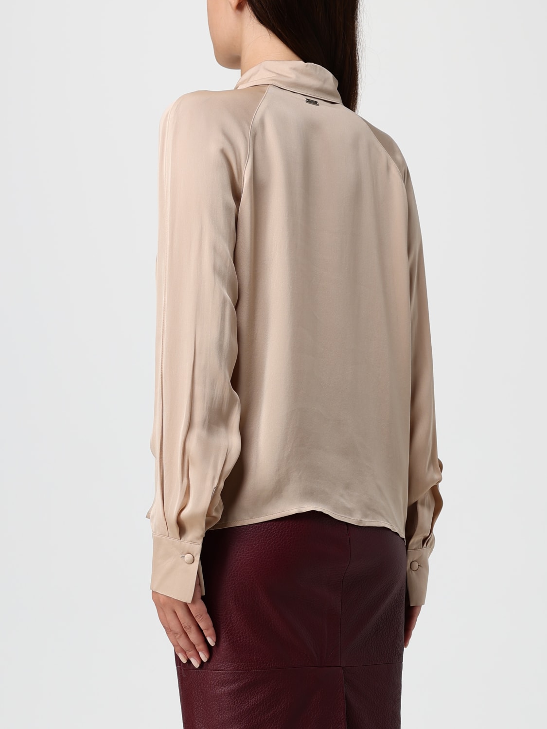 ARMANI EXCHANGE HEMDBLUSE: Hemdbluse damen Armani Exchange, Camel - Img 2