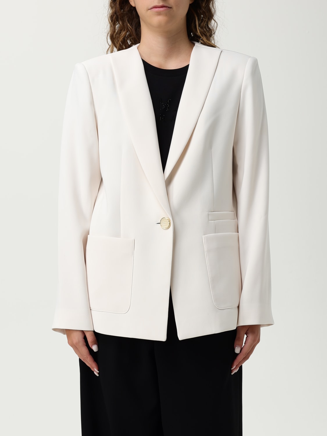 ARMANI EXCHANGE JACKET: Blazer woman Armani Exchange, Yellow Cream - Img 1