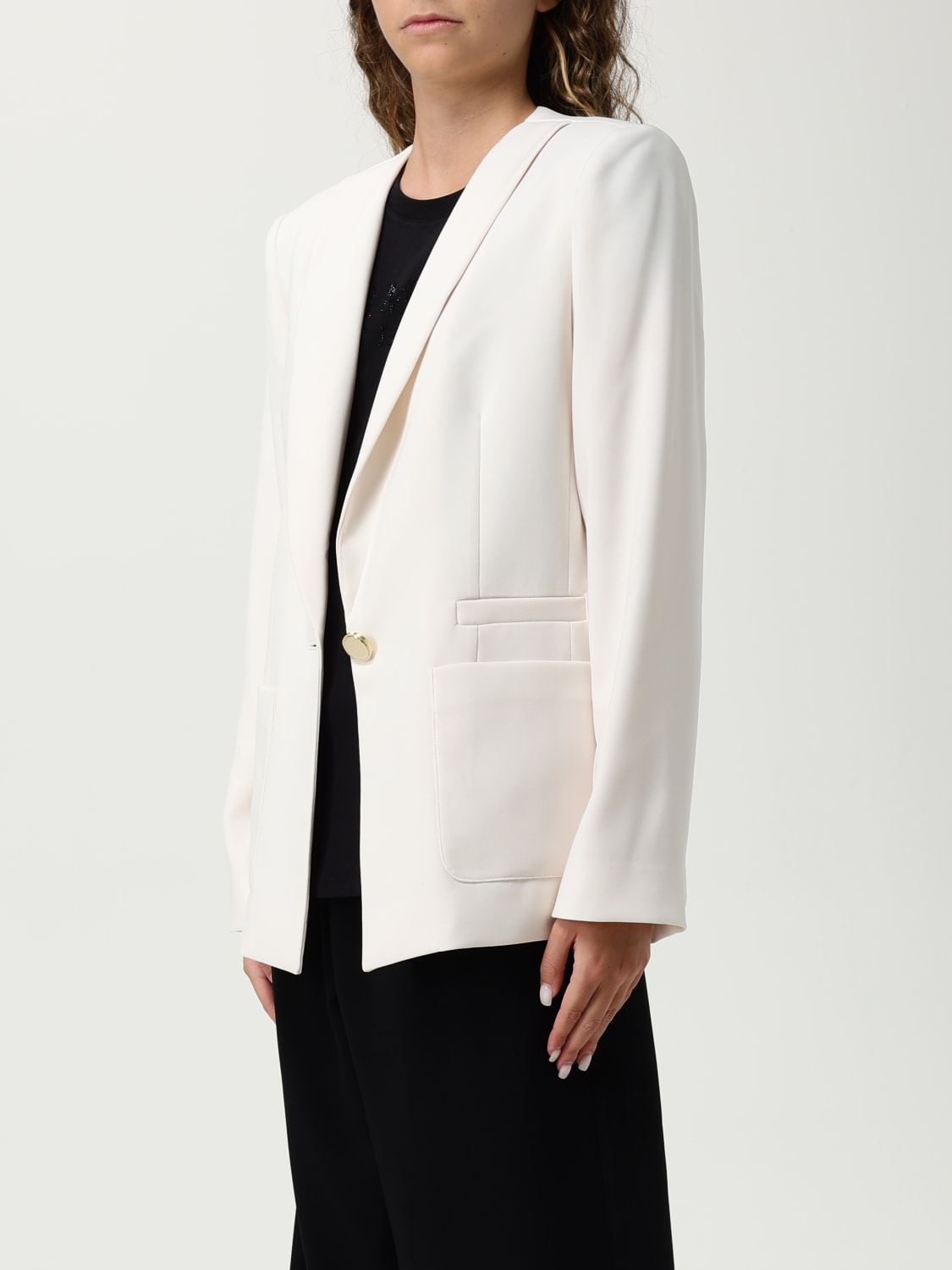 ARMANI EXCHANGE JACKET: Blazer woman Armani Exchange, Yellow Cream - Img 3