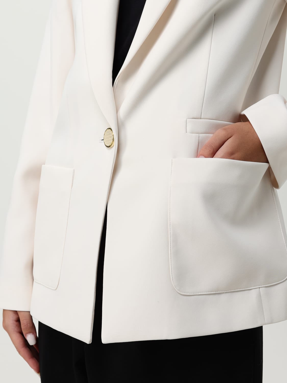 ARMANI EXCHANGE JACKET: Blazer woman Armani Exchange, Yellow Cream - Img 4