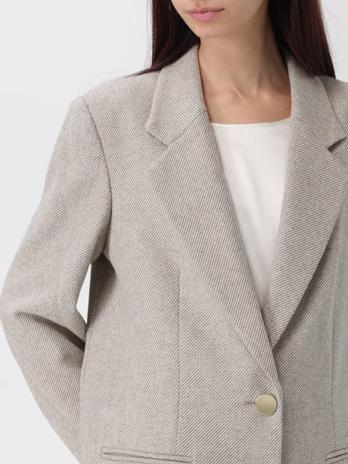 ARMANI EXCHANGE VESTE: Blazer femme Armani Exchange, Beige - Img 4