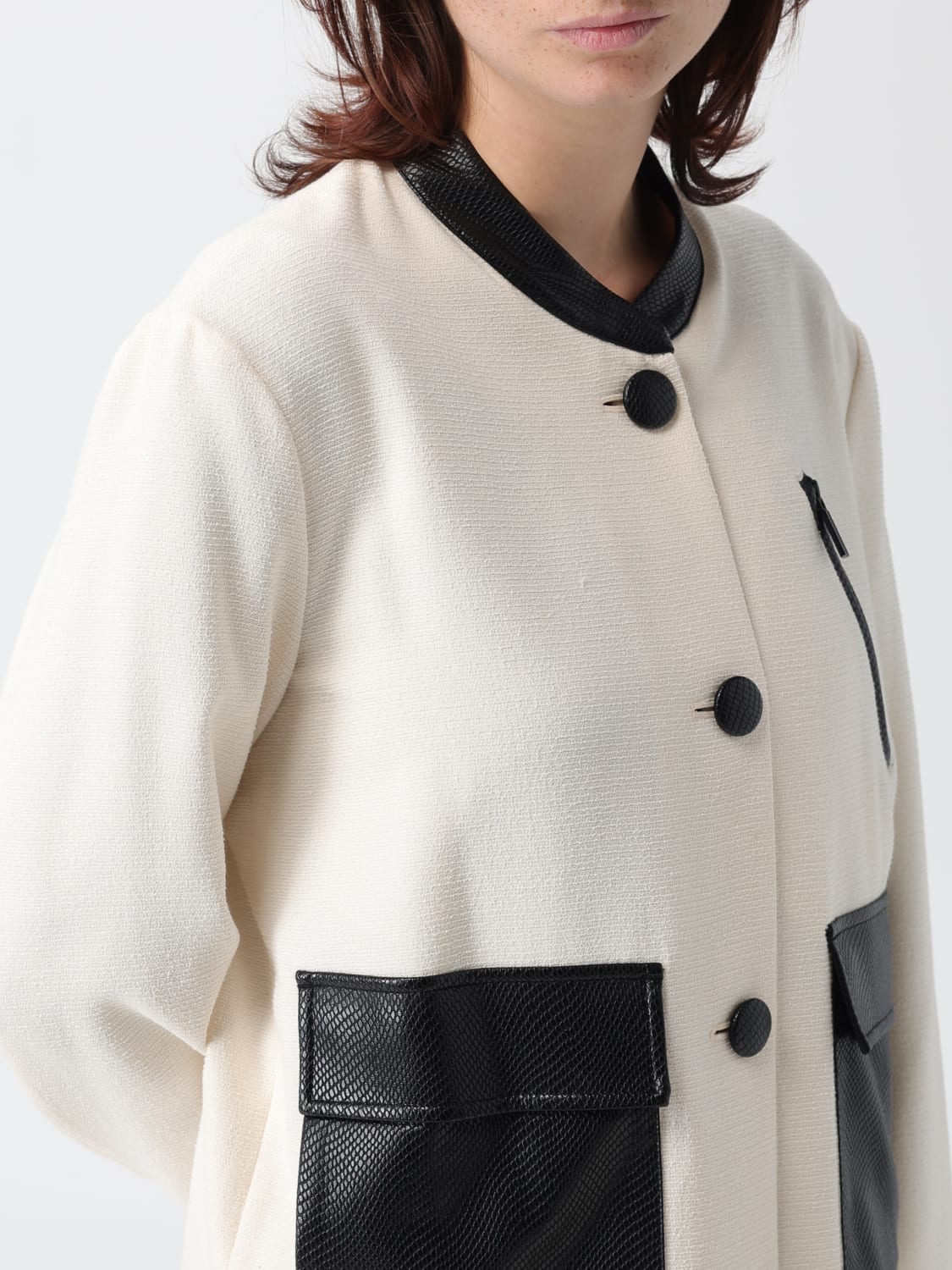 ARMANI EXCHANGE JACKET: Blazer woman Armani Exchange, Yellow Cream - Img 4