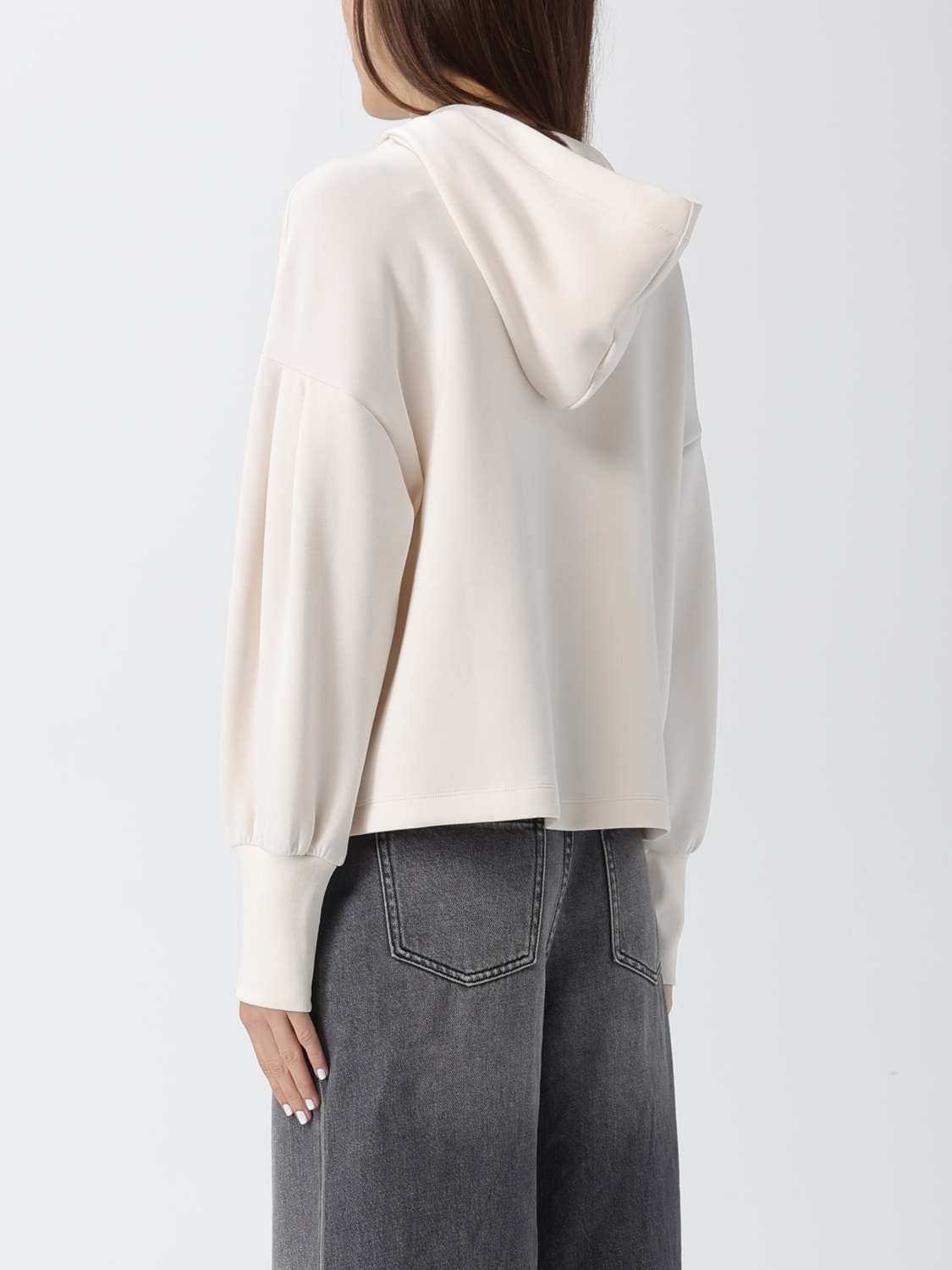 ARMANI EXCHANGE SWEAT-SHIRT: Sweat-shirt femme Armani Exchange, Jaune Crème - Img 2