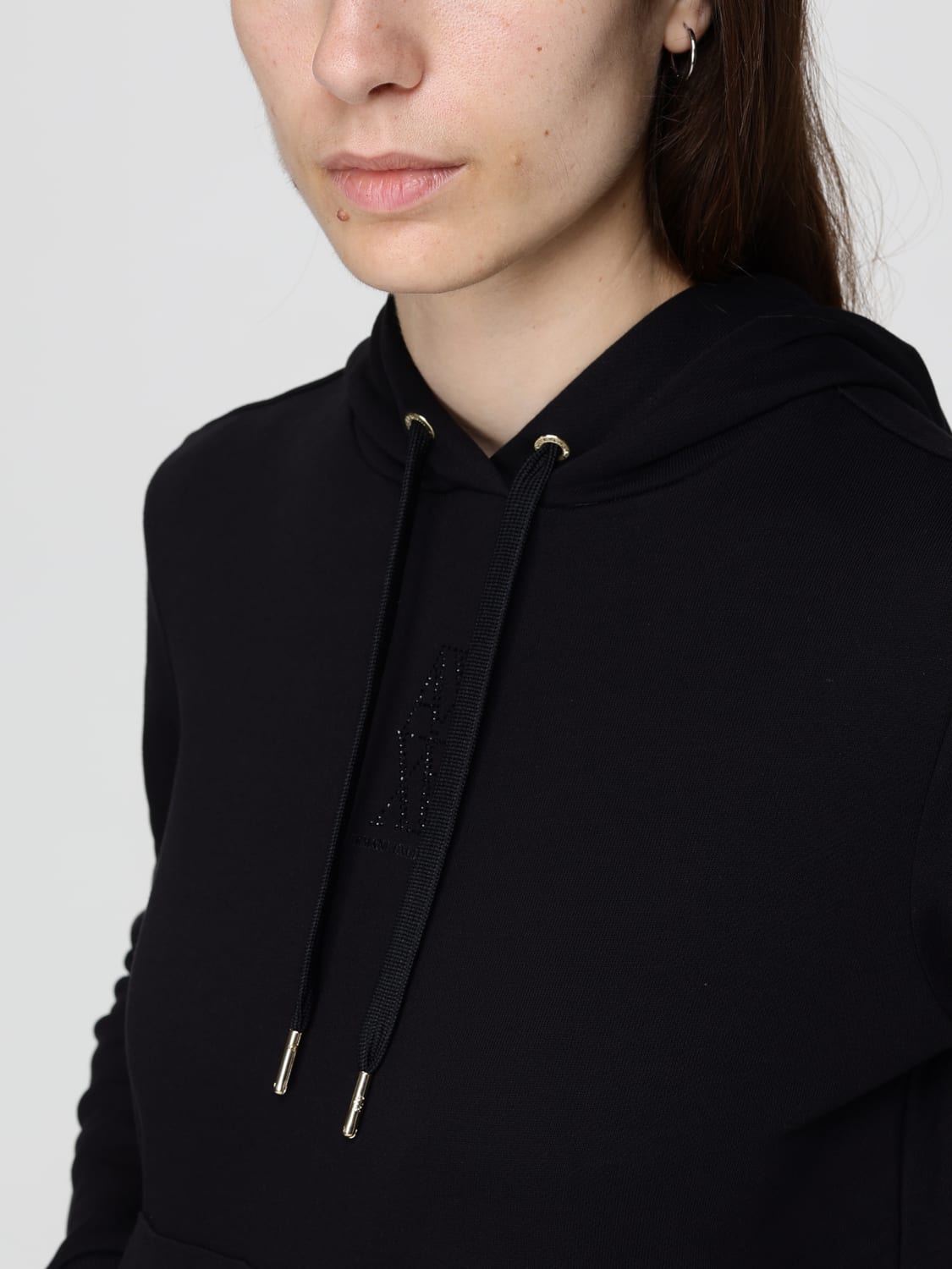 ARMANI EXCHANGE SUDADERA: Sudadera mujer Armani Exchange, Negro - Img 3
