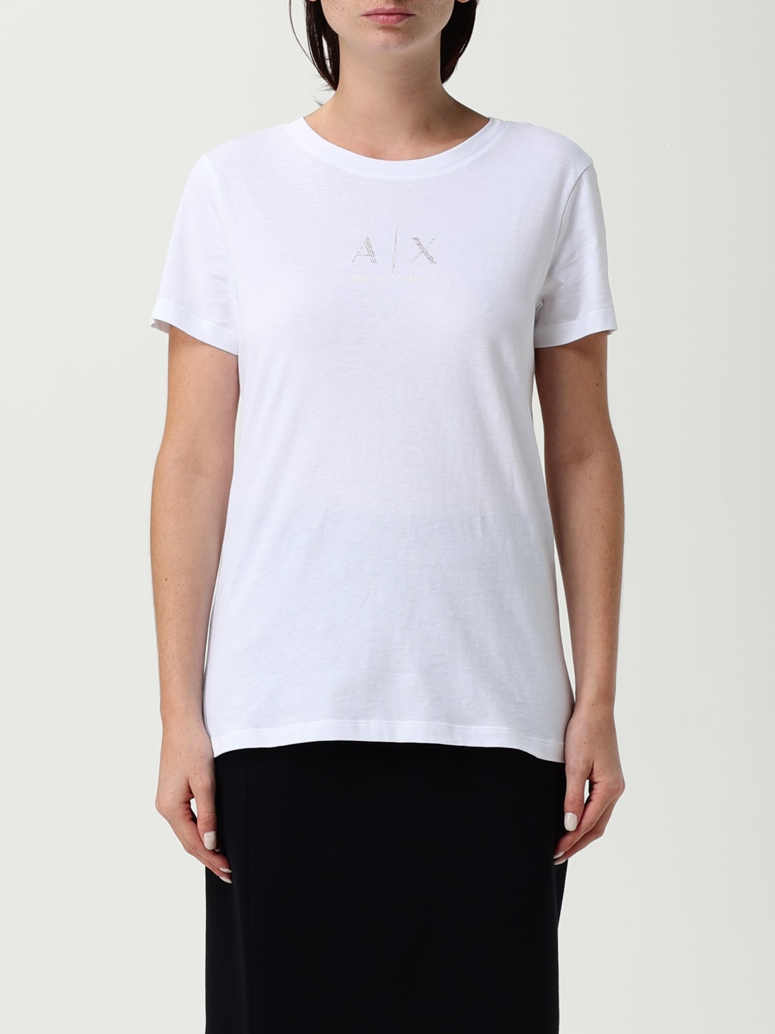 ARMANI EXCHANGE CAMISETA: Camiseta mujer Armani Exchange, Blanco - Img 1