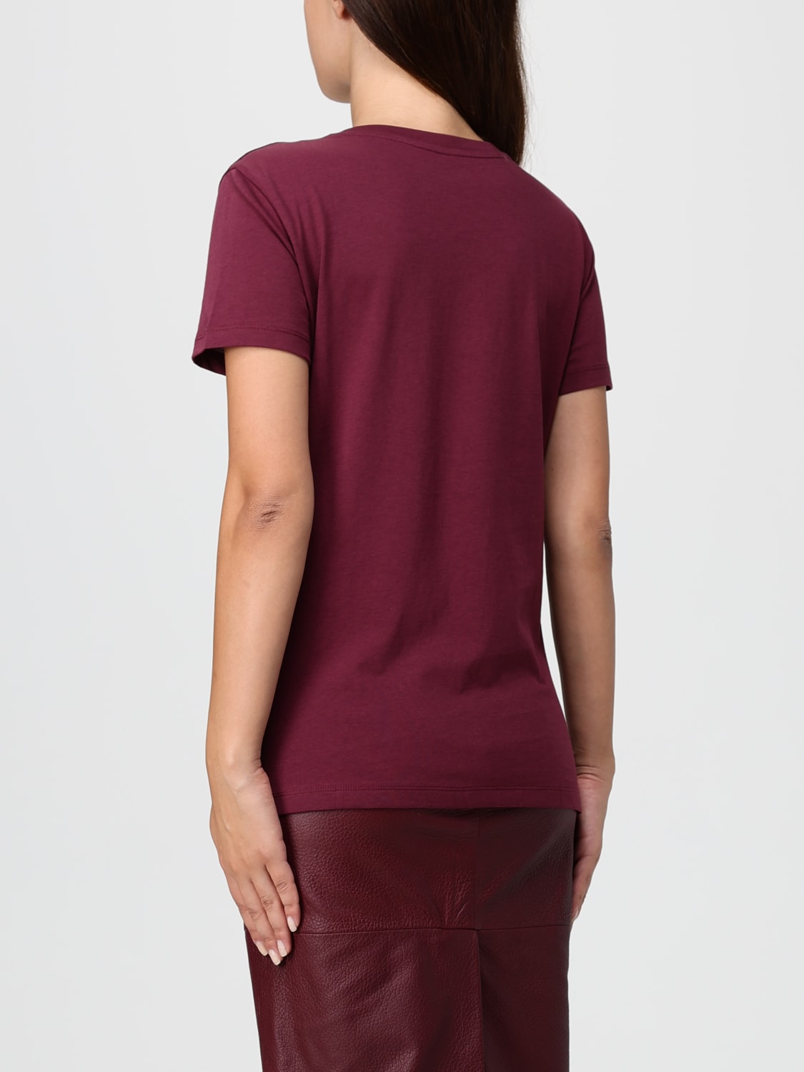 ARMANI EXCHANGE T-SHIRT: T-shirt femme Armani Exchange, Bordeaux - Img 3