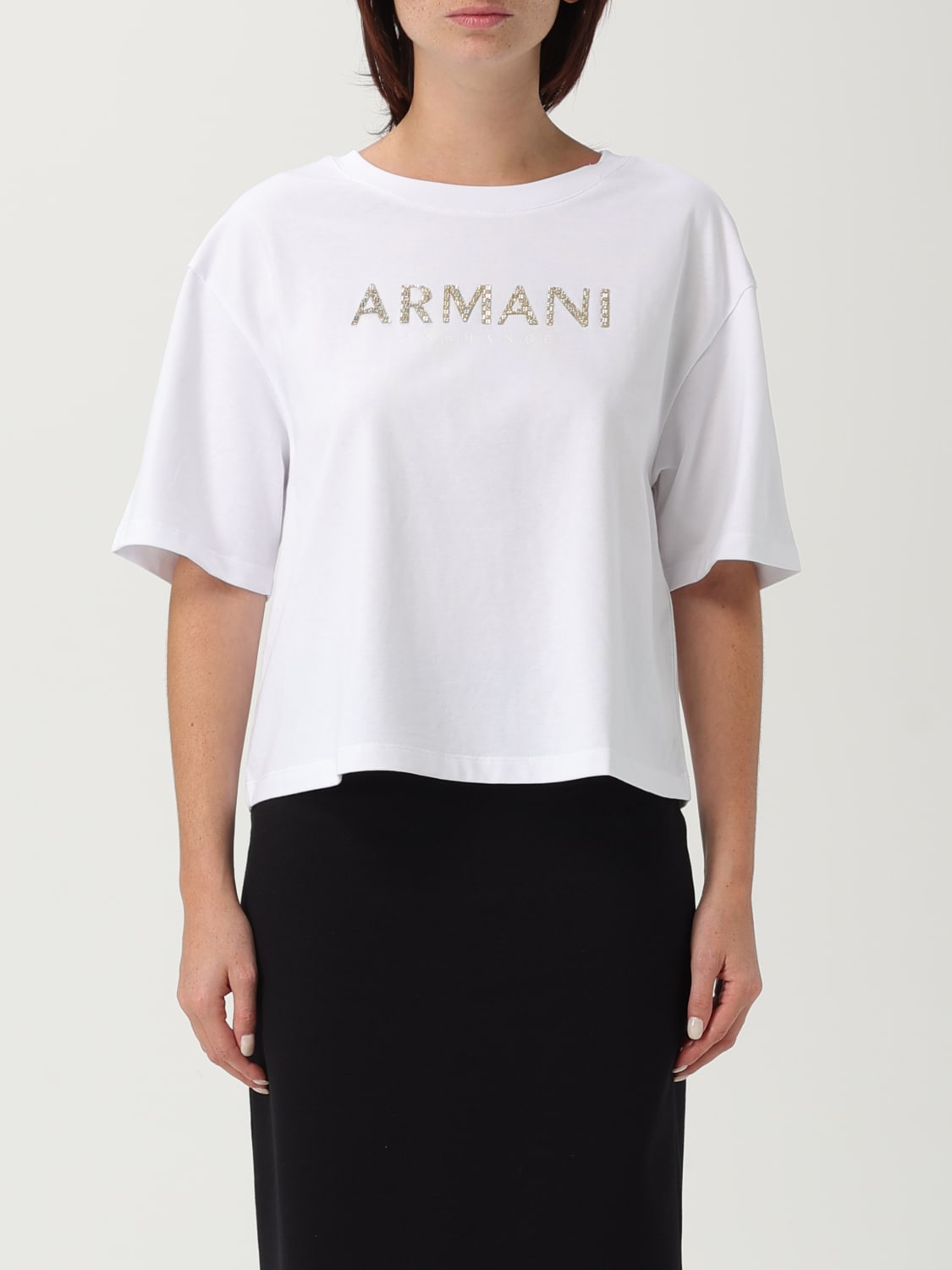 ARMANI EXCHANGE CAMISETA: Camiseta mujer Armani Exchange, Blanco - Img 1