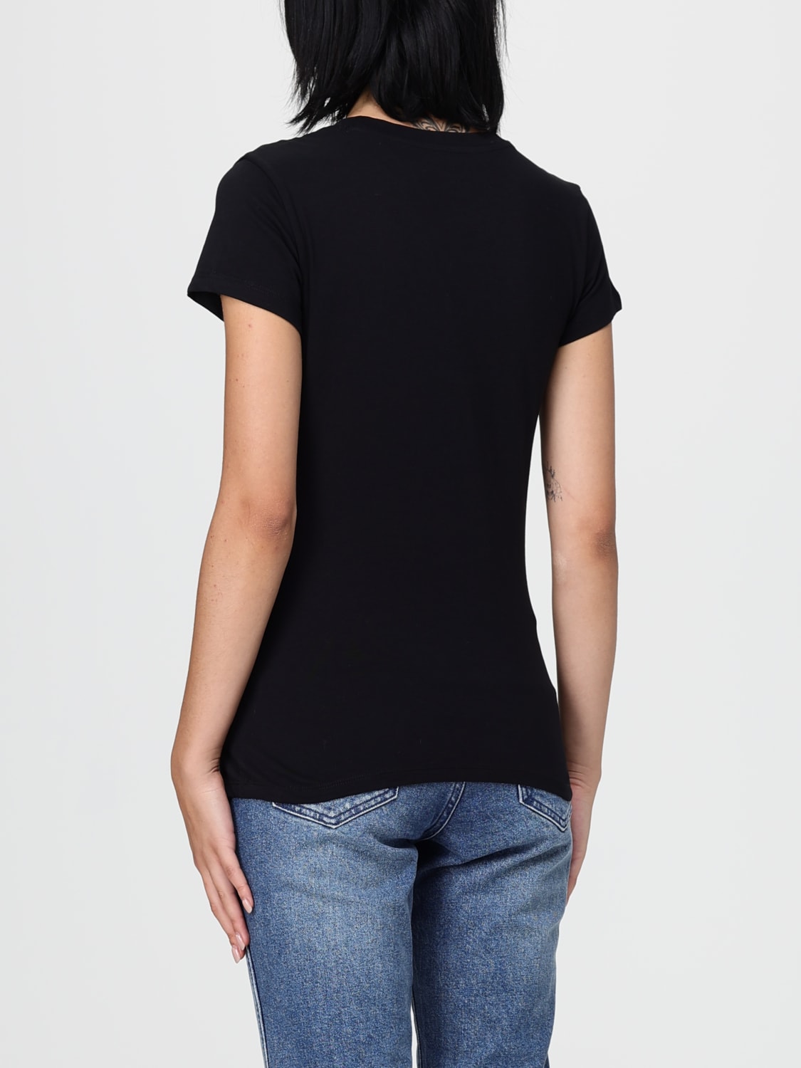 ARMANI EXCHANGE T-SHIRT: T-shirt femme Armani Exchange, Noir - Img 2
