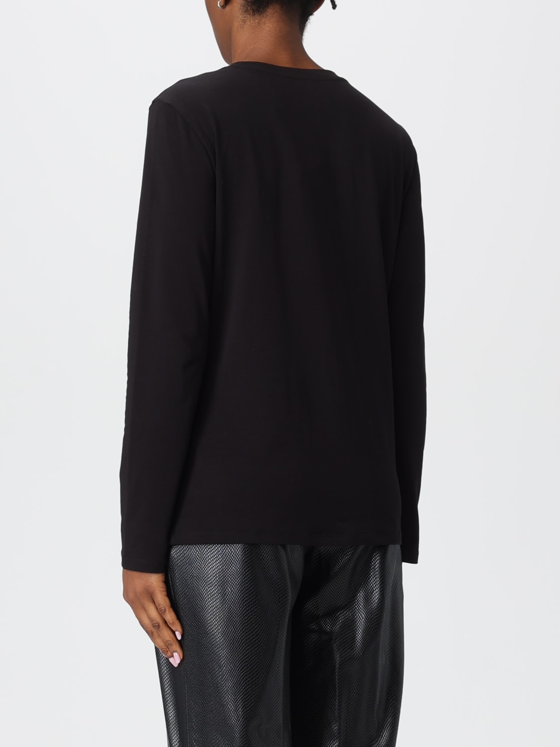 ARMANI EXCHANGE T-SHIRT: T-shirt femme Armani Exchange, Noir - Img 2