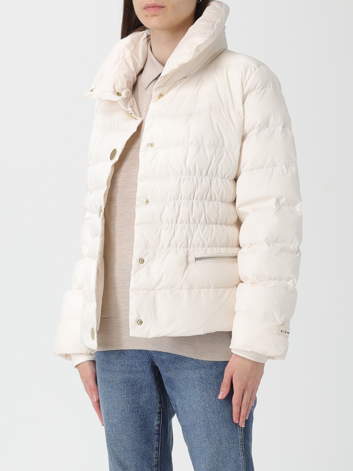 ARMANI EXCHANGE ジャケット: ジャケット レディース Armani Exchange, イエロークリーム - Img 3