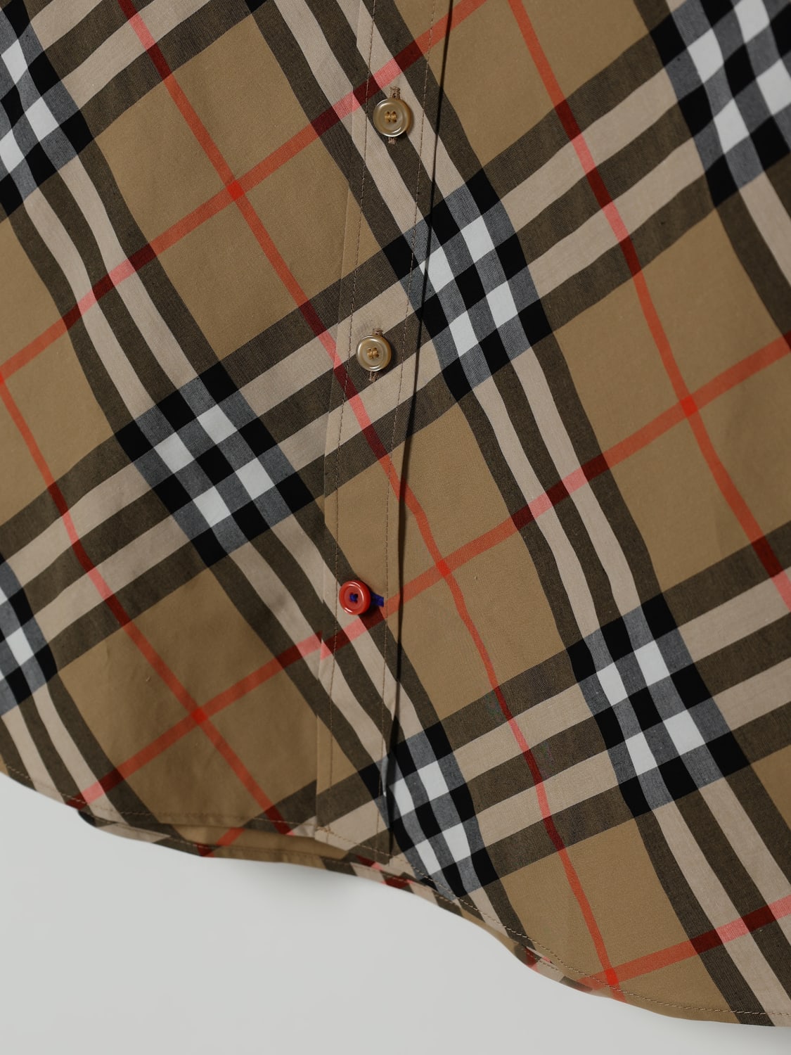 BURBERRY HEMD: Hemd kinder Burberry, Beige - Img 3