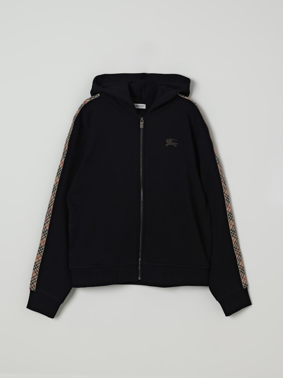 BURBERRY SWEATER: Sweater kids Burberry, Black - Img 1