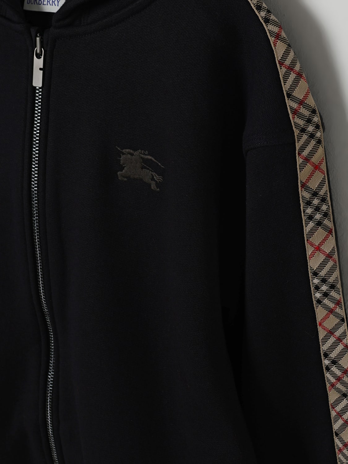 BURBERRY SWEATER: Sweater kids Burberry, Black - Img 3