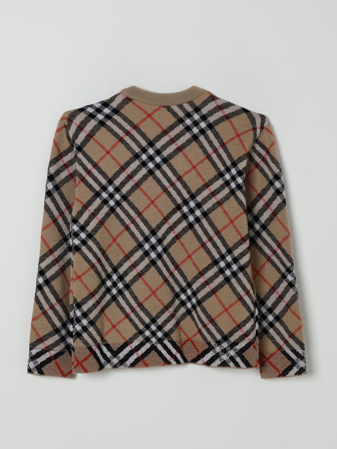 BURBERRY SWEATER: Sweater kids Burberry, Beige - Img 2