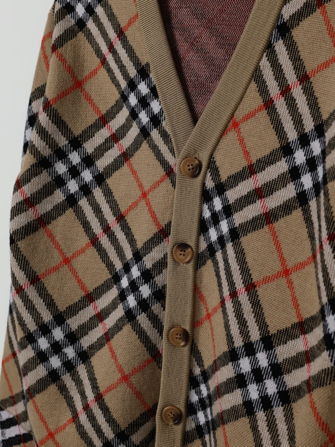 BURBERRY SWEATER: Sweater kids Burberry, Beige - Img 3