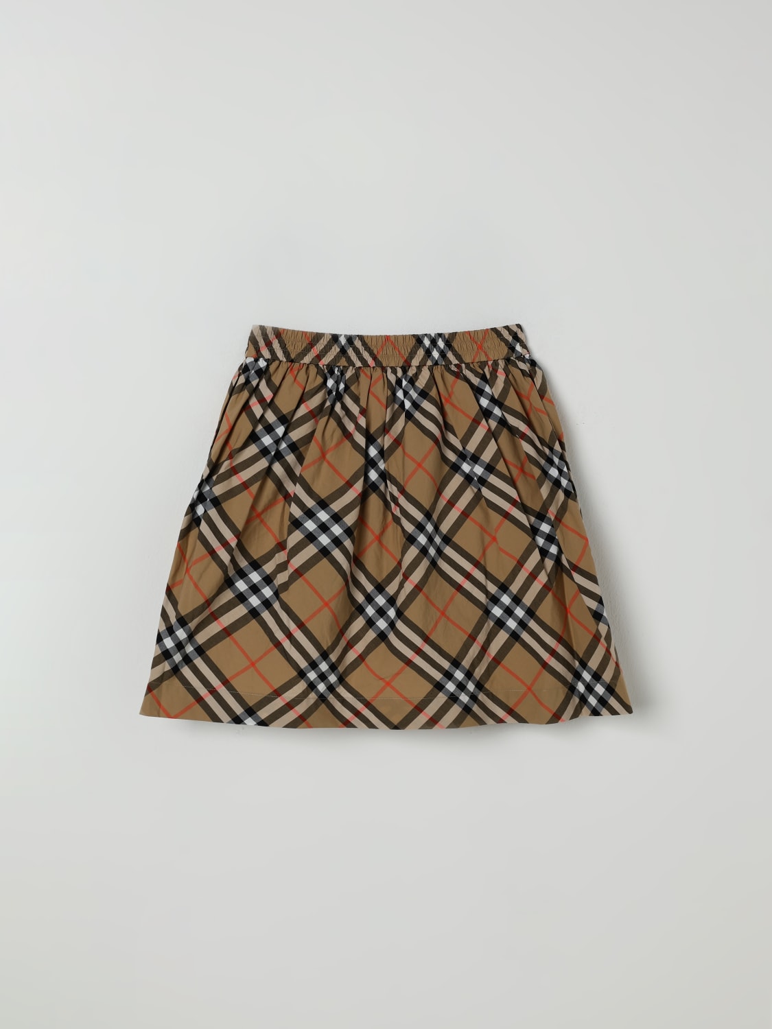 BURBERRY FALDA: Falda niños Burberry, Beige - Img 2