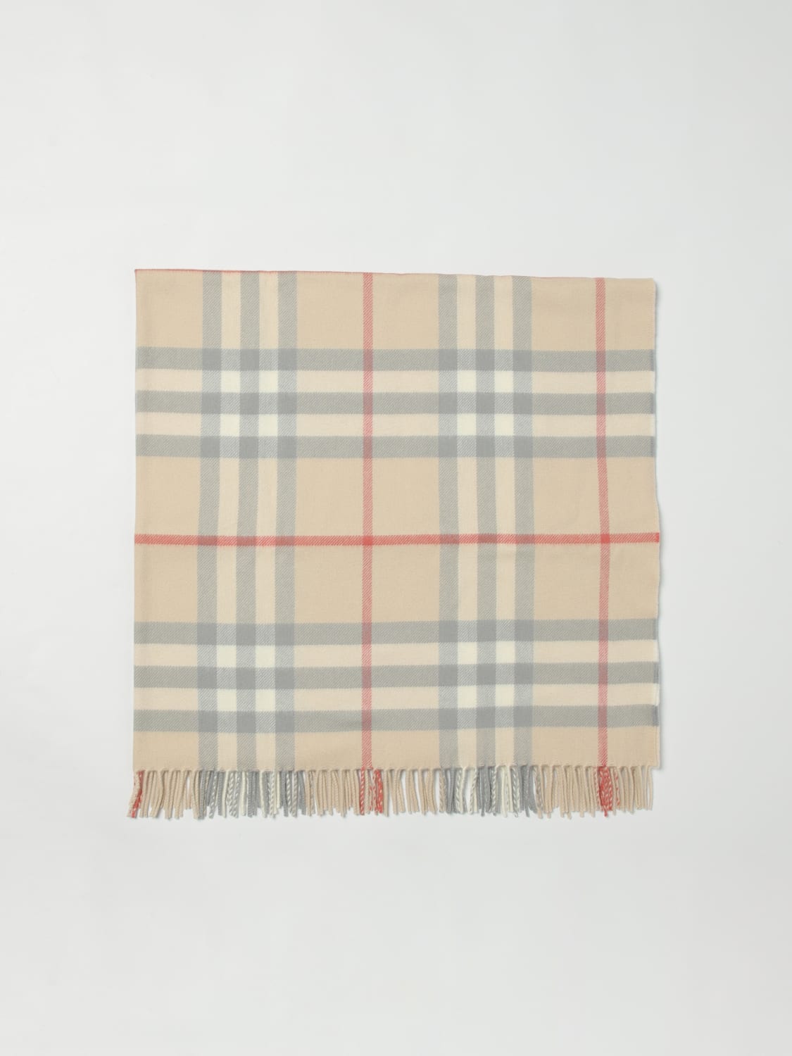 BURBERRY BLANKET: Bedcovers and blankets lifestyle Burberry, Beige - Img 1