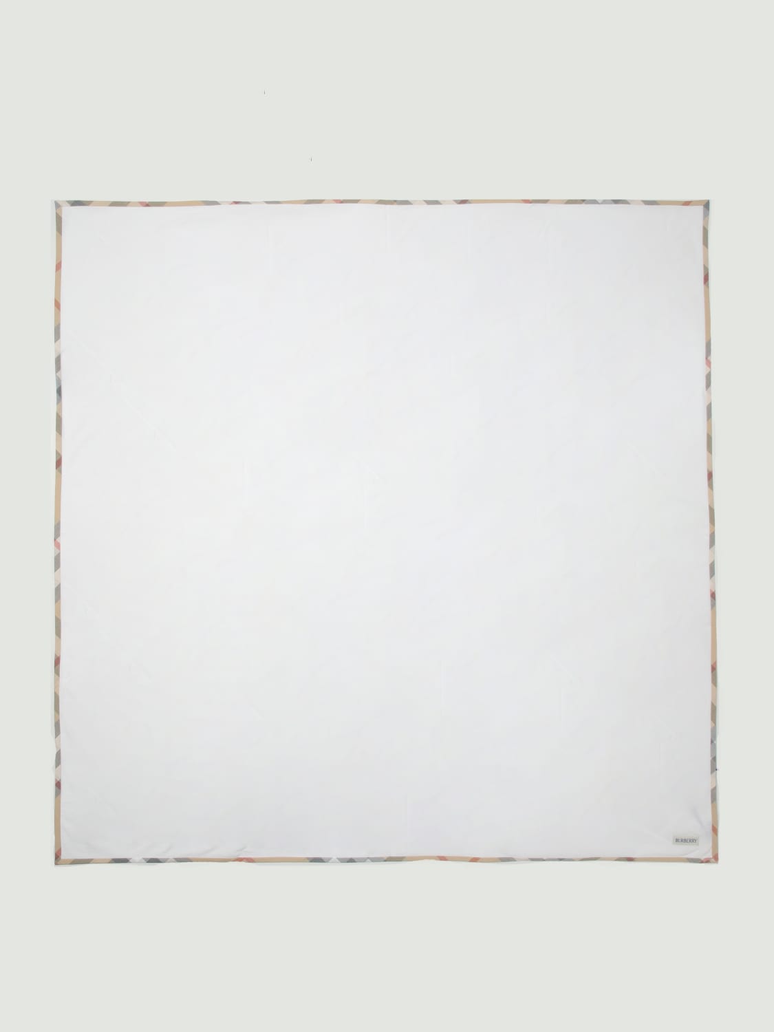 BURBERRY COPERTINA: Copertina per bebè in cotone Burberry, Bianco - Img 2